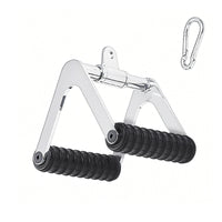 Rowing Handle for Cable Machine, Multi-Function Training Bar, Steel/TPE