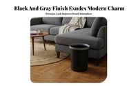 11L Trash Can Large Capacity Pressure Loop Wastebasket Plastic Wastebasket with Press Loop Wide Accessible Ing Striped Garbage