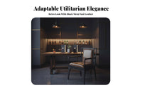 Retro Aesthetic factory-inspired Booth Bench sturdy Construction Upholstered Banquette adaptable Design Commercial Furniture configurable Configuration for Cafe Owners, Interior Designers, Bar Managers, eatery, Lounge Area, Dining Room, Kitchen
