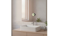 Wall Clock with Suction Cup Compact for Shower
