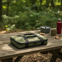 Camping Cookware Storage Bag Zippered Cooker Carrier Rectangular for Picnics