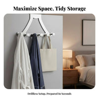 Over-the-Door storage areaSaving Hanging Organizer Easy Assembly for Laundry Room