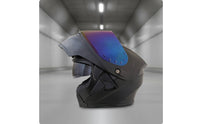 Aerodynamic Modular | Ventilated, full-coverage Helmet with Dual Visor, for Street Riding