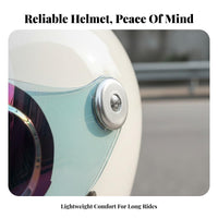 Full Face Fiberglass Shell Full Coverage Lightweight Design for Daily Commuting