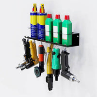 Air Tool and Spray Can Holder Versatile Air Tool and Can Holder Space-Saving for Mechanics, DIY Enthusiasts, Workshop, Garage