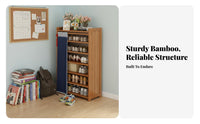 Shoe Shelf with Dust Curtain Space-Saving Multi-Tier Shoe Rack Dustproof Entryway Furniture for Students, Apartment Dwellers, Hallway, Bedroom, Closet