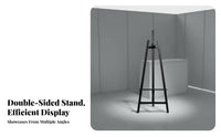 Metal Tripod Poster Stand Sturdy Floor Standing Sign Holder Versatile Adjustable Display Easel for Artists, Presentations, Art Galleries, Weddings
