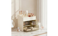 Space-Saving Cosmetic Organizer Minimalist Makeup Organizer Versatile Storage Box Practical for Dresser