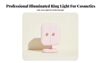 Lighted Seashell Mirror Shell Design desktop Looking Glass light-emitting diode Light for Women