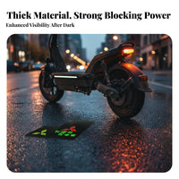 Motorcycle Mud Flap Reflective Mud Flap Thickened Motorcycle Mudguard for Electric Two-Wheeler Users, Night Driving, Daily Commuting, Outdoor Riding