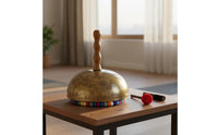 Detachable Tone Bowl Easy to Hold Handheld Tone Bowl Mallet Smooth Striking for Meditation, Stretching Practice, Sound Wellness