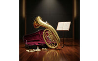 Euphonium with Case Beginner Euphonium Professional Wind Instrument for Beginners, Students, Practice