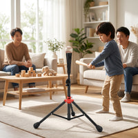 Batting Tee with Carrying Bag Non-Slip Tripod Batting Tee Heavy Duty Athletic Gear for Backyard Training Exercises