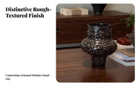 Home Decor Hand-Painted Vase Sculptural for Floral Arrangements