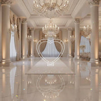 Double Layer Heart Arch Tubular Heart Arch Stand Floor Standing