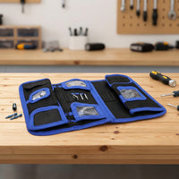 Tool Storage Pouch Woven Zippered Tool Pouch Small Transparent for DIYers, Home Repairs, Workshop
