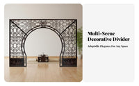 Hardwood Wood Chinese Moon Gate Antique & design Room Divider Intricate Carving partition screen Screen Hollow-openwork Lattice for Interior Designers, Cultural aficionados, Entranceway, teahouse House, Hotel Lobby, Restaurant