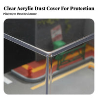 1:64 Scale Miniature Scene Brighten-up Miniature Cityscape Display 1:64 Miniature Scene Detailed Scenery Illuminated