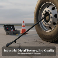 Truck Tire Heavy Duty Tire Mount Demount Lever Extra Long Bead Lifting Tool for Mechanics, Professionals, Roadside Repair, Garage