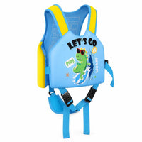 Crotch Strap Swim Flotation Vest Buckle Closures for Swimming, Water Play