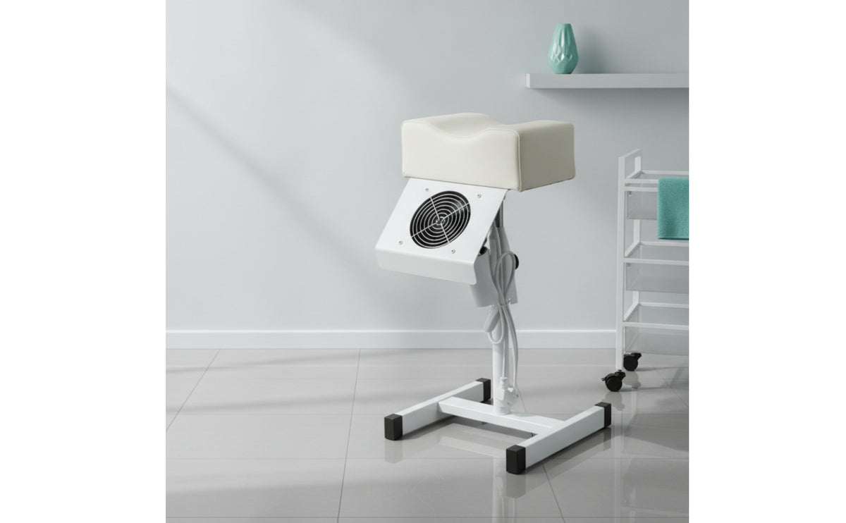 Pedicure Stool with Dust Extractor Fan Upholstered Pedicure Stool with Vacuum Nail Chair with Dust Collector Comfortable