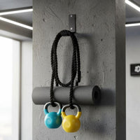 Kettlebell Wall Mount Space-Saving Kettlebell Wall Hanger Heavy Duty Fitness Equipment Storage Bracket