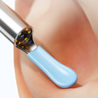 Ear Cerumen Removal Tool with Camera Replaceable Tips for Bathroom, Adults