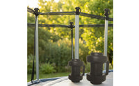 8 Pieces 1 Inch Trampoline Enclosure Pole Cap Safety Trampoline Pole Cap Heavy Duty Safety for Outdoor