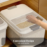 Moisture-Proof Airtight Rice Container Safe Rice Storage Container Wide Mouth Design for Kitchen