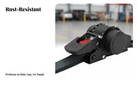 Heavy Duty Ratcheting Strap High-Strength Polyester Strapping Retractable Ratchet Strap Fasten & Release Transporting Equipment for Truck Drivers