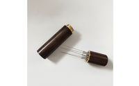 Spiral-Style Espresso Distribution Tool Stainless Steel WDT Tool Wooden Coffee Stirrer with Professional for Baristas