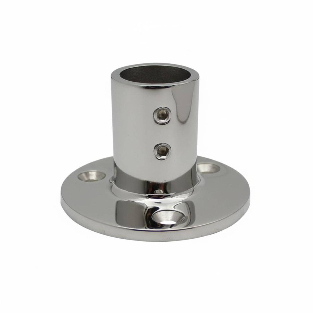 Mirror Polished Finish 90 Degree Rail Base 90 Degree Rail Fitting Heavy Duty for Boats, Yachts