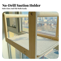Sunbathing location paneMounted Cat resting location Elevated View paneMounted Cat resting location Space Saving Pet Supply Sturdy Build for Apartment Dwellers, Renters, Indoors, Sunroom, Living Room, Bedroom
