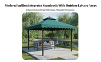 Water 4-Post Garden Gazebo Protection Waterproof Patio Pavilion Heavy Duty Outdoor Sun Canopy Rust Proof for Homeowners, Business Owners, Event Planners, Backyard, Deck