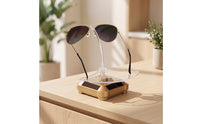 Rotating Display Stand Cordless Solar Display Stand Small for Window Displays