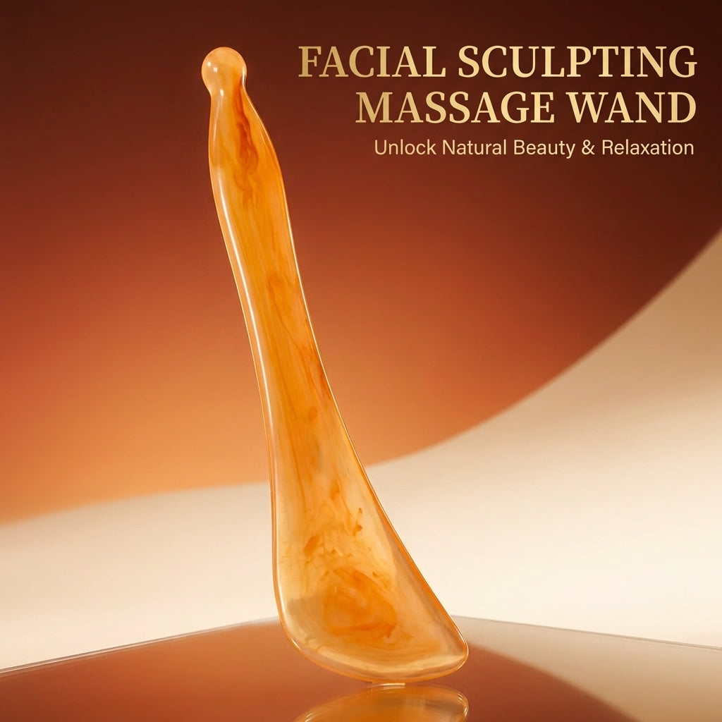 Gua Sha Facial Massage Tool Resin Face Sculpting for Lifting, for Skincare and Beauty Enthusiasts