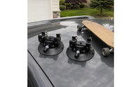 Metal Clamp Vacuum Mount Rack Cylindrical Handle Suction Cup Rack