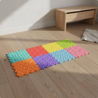 Textured Diverse Textures Child's Feet Textured Floor Tiles for Young Children
