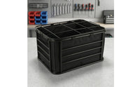 Zippered Cycle Rear Basket with Lid Rigid Rear Bike Basket Portable Versatile for Grocery Shopping