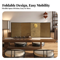 Miniature 6-Panel Art Screen Chinese design 6-Panel Miniature Divider for Adults
