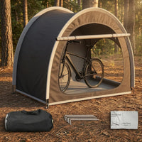 Large Opening Foldable Bike Shelter Covered Arched Cycle Shelter for Outdoor