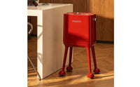 Modern Trash Can with Raised Legs Minimalist Trash Can with Legs Stylish Wastebasket Streamlined for Living Room