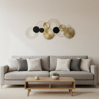 Abstract Circular Wall Art Hanging Abstract Circular Wall Decor Easy Installation