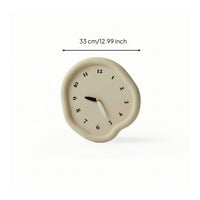 Arabic Numeral Wall Clock Neutral Analog Wall Clock Decorative Easy to Read for Living Room, Bedroom