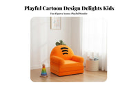 Cute Cartoon Characters Convertible Character Chair Foldable Design Fold-out Lounger Chair Fluffy and Soft children's Furniture Perfect Gift Idea for Preschoolers, Grandparents, Playroom, Daycare, Reading, Bedroom