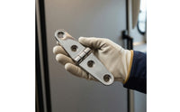 316 Stainless Steel Strap Hinge Marine Grade Hinge with Screws Hardware Mirror Polished for Boat Owners, Builders, Yacht, Cabinet