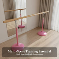 Freestanding Dance Barre Stable Base Freestanding Dance Bar Sturdy Construction Portable Dance Bar for Dancers, Adults, Home Use, Gym