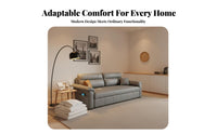 Pull-extendable 3-Seater Sofa Bed Multi-functionalUse Design Pull-extendable Sofa Bed Space-Saving Living Room Furniture for Apartment Dwellers, Small residents, Office