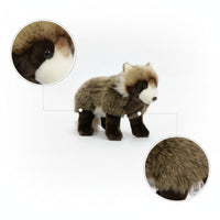 Raccoon Dog Stuffed Toy Soft Stuffed Raccoon Dog Soft-Furred Cuddly for Children, Nursery, Desk