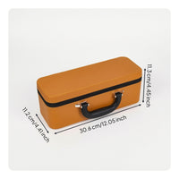 Bracelet Storage Case Hard-Shell Bracelet Case with Slots Bangle Organizer Portable Bangle Box Travel-Friendly for Collectors